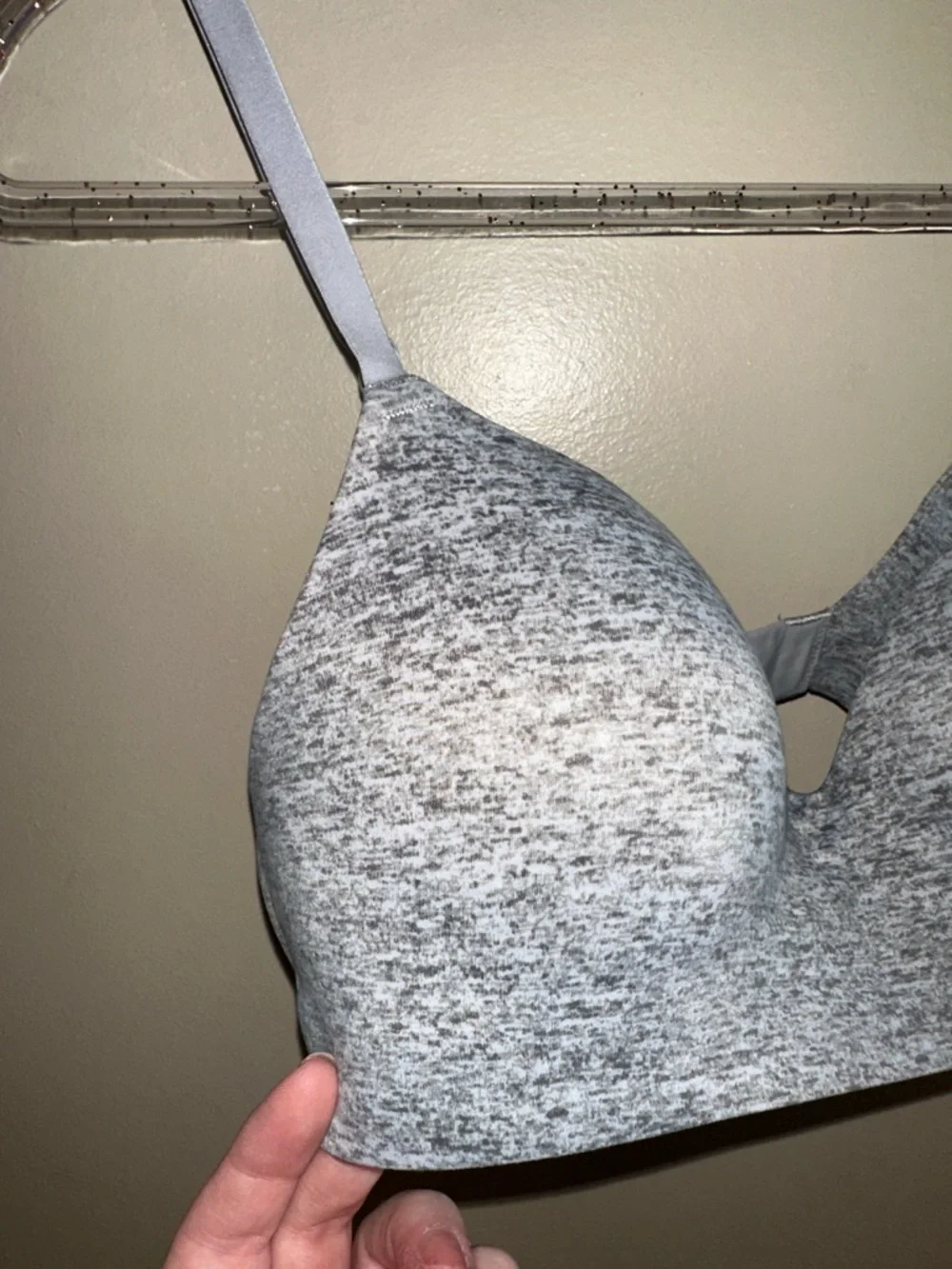 Soma 34B Seamless Wireless Enbliss Marled‎ Heather Gray Bra